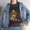 King Charles Spaniel Art T-Shirt and Kids Tshirt, Vintage Manet Painting