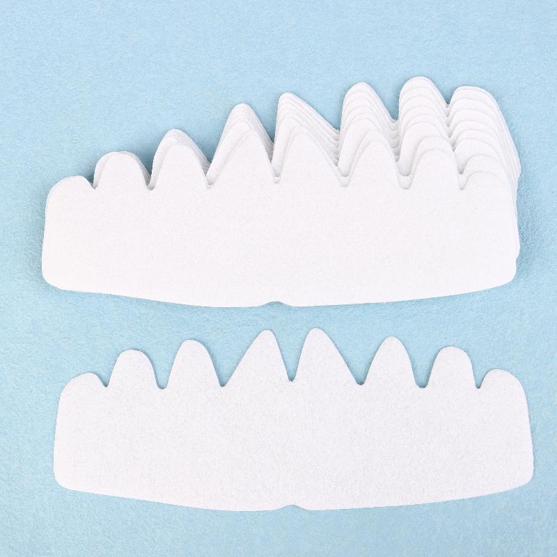 

10 шт. Подкладки для шляп, впитывающие пот, Защитные накладки, Предотвращающие появление пятен, Аксессуары-протекторы для бейсболки, кепки для гольфа, мужские, женские белый