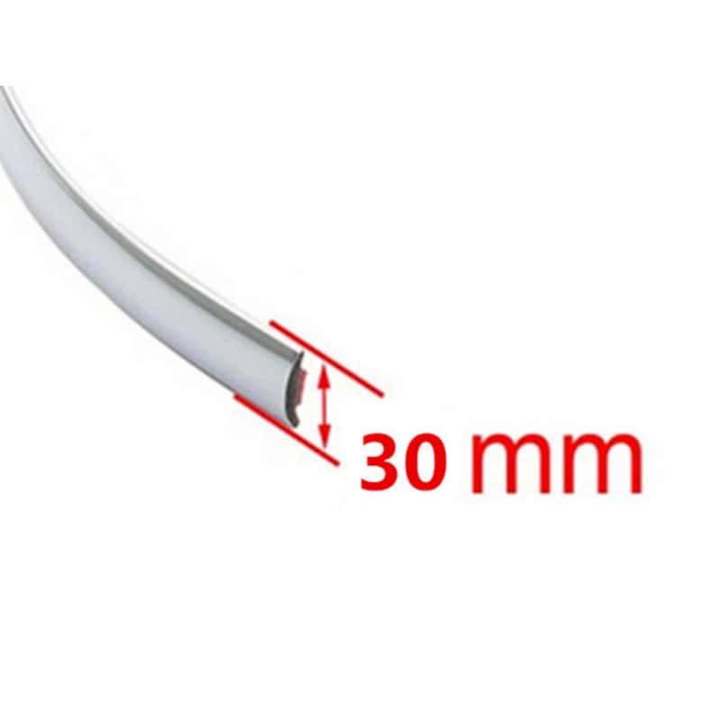 5M Exterior Car Chrome Body Strip Bumper Auto Door Protective Moulding Styling Trim