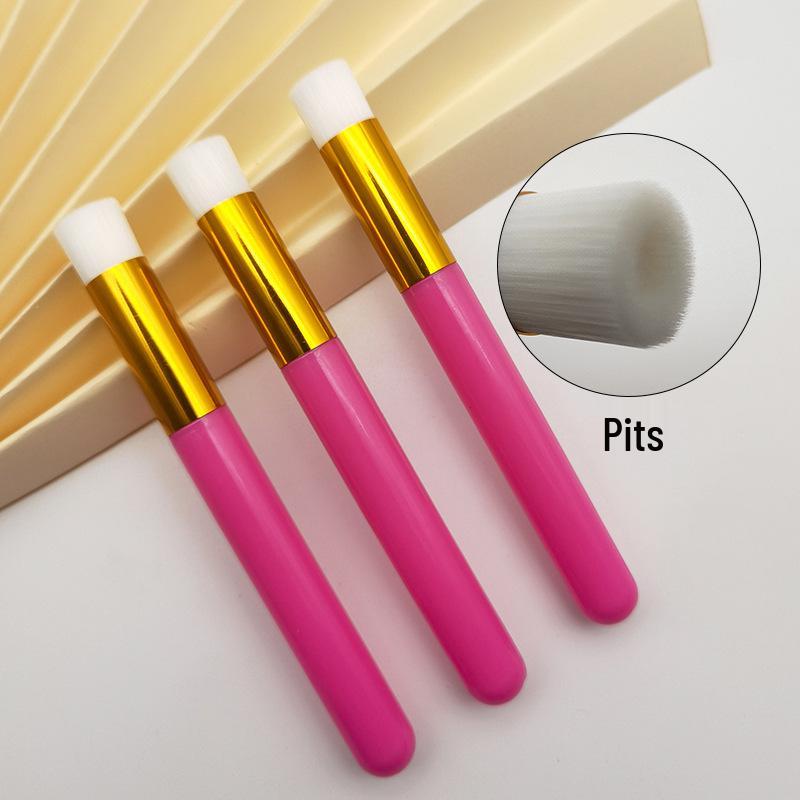 Angled Nose Shadow & Eyelash Cleaning Brush - Blackhead Remover, Makeup & Beauty Tool