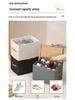 Foldable Oxford Cloth Shoe Storage Box with Lid - Dustproof and Trendy, Compartmented for Organized Wardrobe.