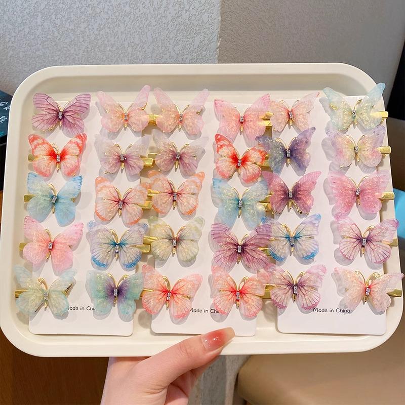 3D Butterfly Bow Hair Clip for Kids - Gentle On Hair