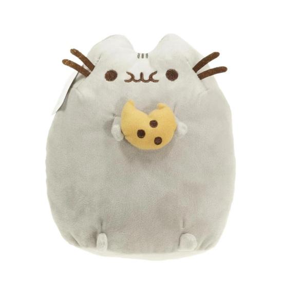 Plush Cat Stuffed Toy with Dessert Theme Ice Cream Donut Pizza Designs Plush Collectible Doll Soft Huggable Gift for Cat Lovers