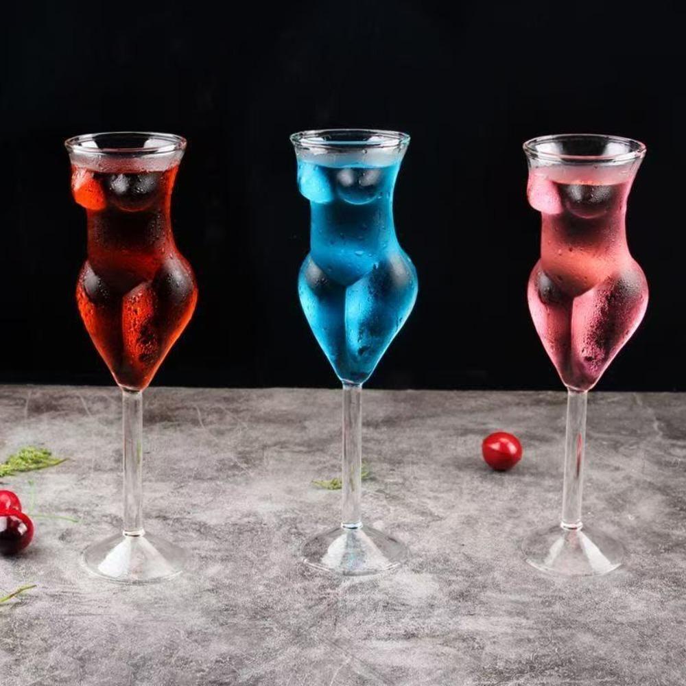 Sichtbares Bar Wein Glas Hitze-/Kältebeständig Weinkelch Einzigartiges Whisky Glas Kneipe