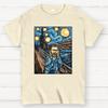 Starry Starry Scream Cotton Casual Cool Loose T-Shirt