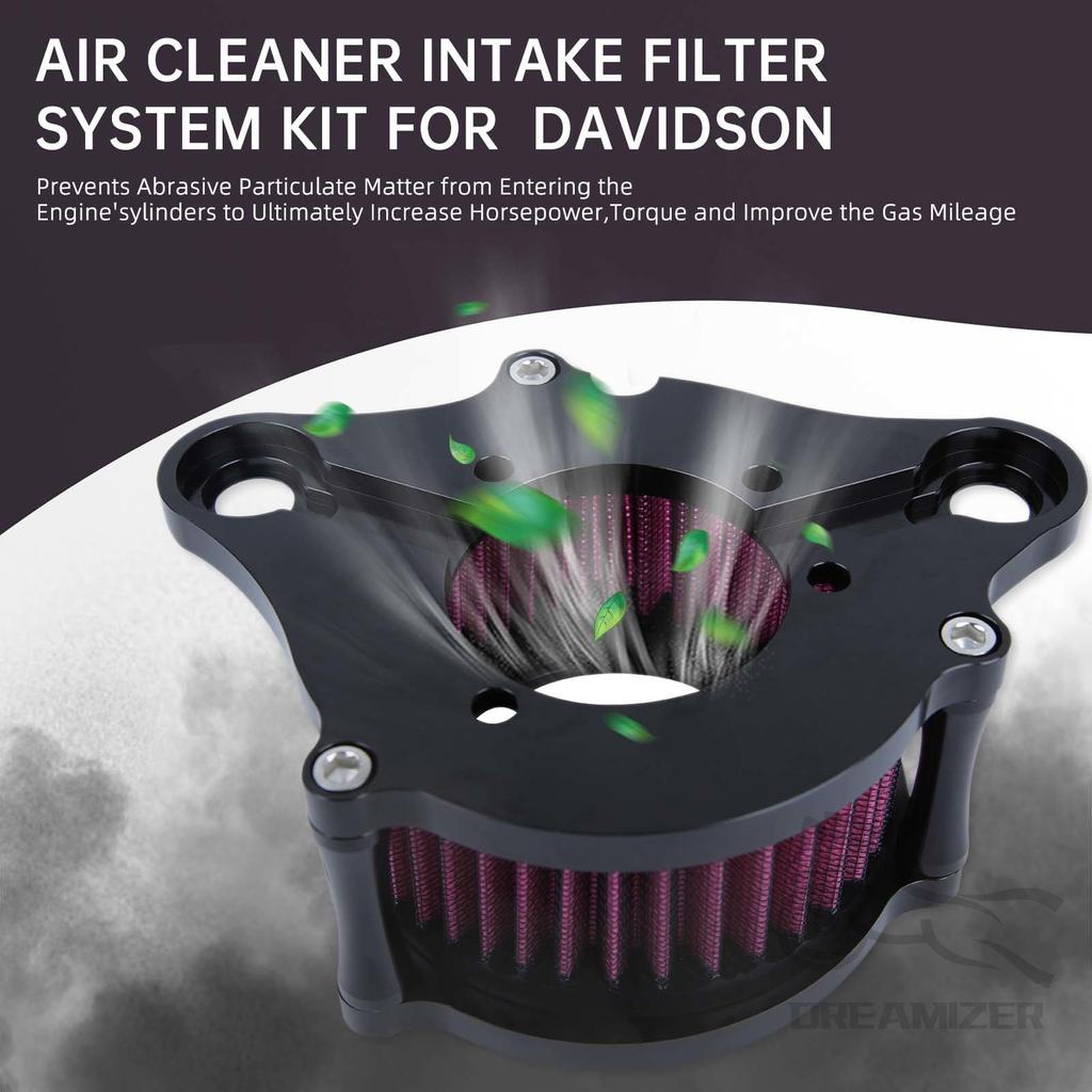 Motorcycle Crafts Air Cleaner Intake Filter Syetem For Harley Sportster XL 883 1200 2004-2014 Universal Auto Air Cleaner