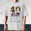 Top Gun 40th Anniversary Movie Graphics Men's Clothing T-shirt Cotton 2026 Summer New Classic Retro Fashion Streetwear T Shirt