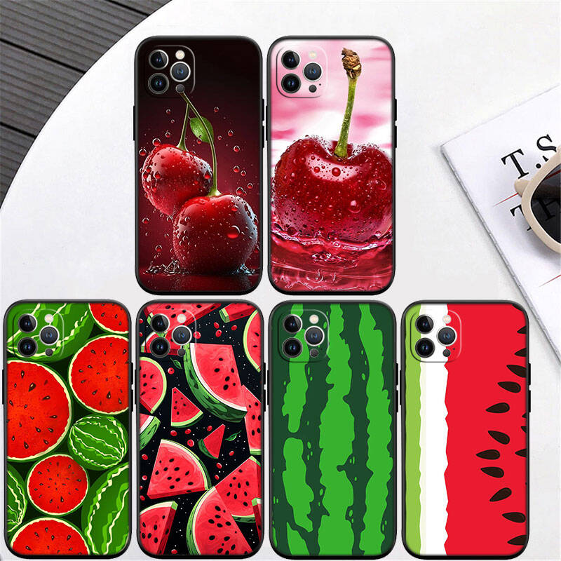 MH61 Fruit Watermelon Cherry Case for Samsung A06 A35 A25 A24 A15 A05S A05 M55 M35 M15 A02 A12 A13 A10 A16 A20 A30 A22 A31 A32 A33 A42 A50