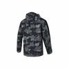 adidas Men's Camouflage Sports Hooded Casual Running Jacket - Black