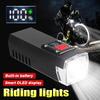 Bicycle Headlight Usb Rechargeable Cycling Safety Front Lamp Waterproof High Brightness Bike Flashlight For Night Riding Lamp