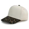 Stock 5 Panel Cotton Baseball Caps for Women Men Plain Blank Cheetah Leopard Embroidery Outdoor Sports Common Fabric