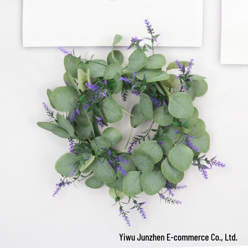 Eucalyptus Garden Wreath: Christmas & Wedding Hanging Ornament for Doors