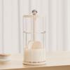 Large Capacity Automatic Lifting Makeup Brush Holder Plastic Makeup Brush Organizer  Tabletop