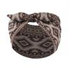 Wide Boho Print Headband Elastic Turban Headwear Casual Bohemian Hair Bands  for Yoga Biker