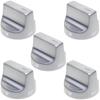Zinc Alloy Gas Stove Control Handle Replacement Part Easy Installtion Repairing Knob Suitable for Various Models