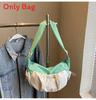 Urban Style Soft Fabric Cloud Bag With Large Capacity For Commuting Women