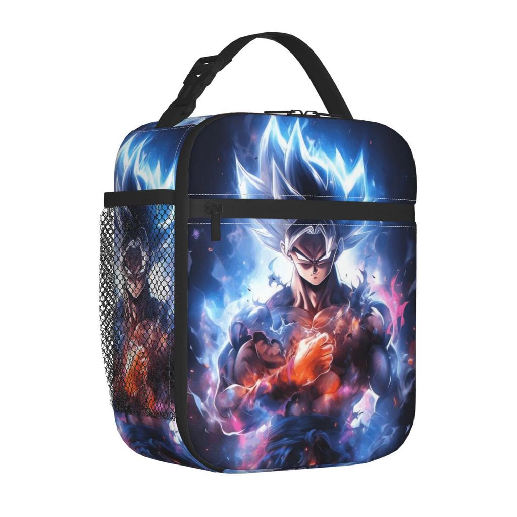 Bolsa de Almuerzo de Dibujos Animados, Bolsa de Picnic con Estampado Completo Para Estudiantes de Primaria y Secundaria, Bolsa Térmica Resistente al Desgaste de Gran Capacidad