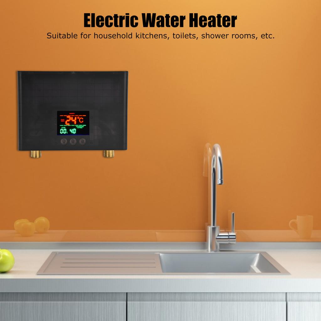 Instant Hot Water Heater 3000W with Remote Control for Kitchen and Bathroom: Touch Panel and IPX4 Rated