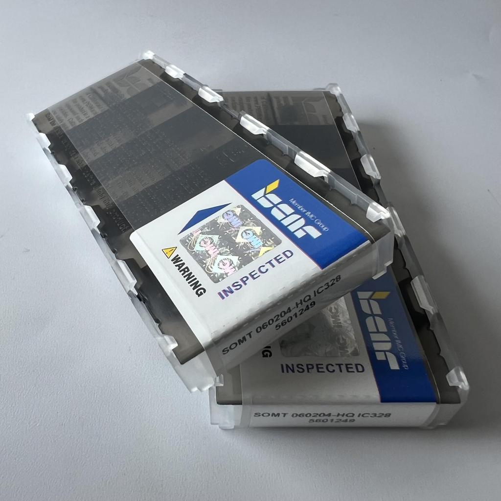 ISCAR / SOMT060204-HQ IC328 / Industrial indexable carbide inserts 10 Pcs