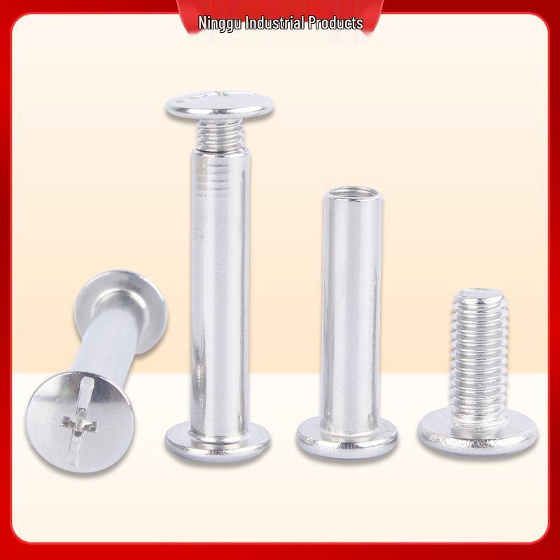 In-Stock Stainless Steel Phillips Double-Head Locking Screw, M1.6-M3.5 Flat Head Male-Female Ledger.