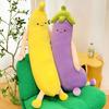 Vegetable Cartoon Pillow Banana Eggplant Plush Body Pillow For Girls And Boys
