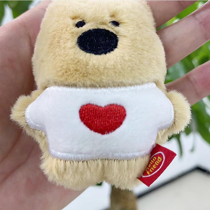 Cute West Highland White Terrier Plush Doll Gift Keychain For Friends And Lovers