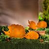 Metal Animal Yard Decors Garden Art Rust Animals for Outside Decorations