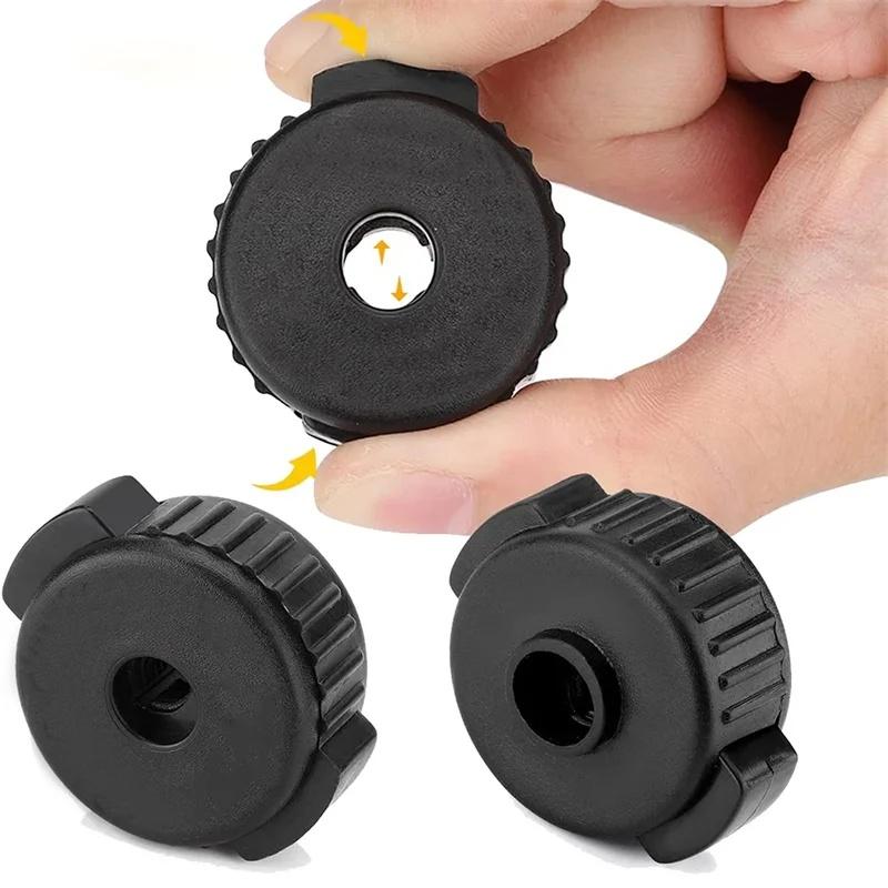 Miwayer 6/12Pcs Drum Cymbal Fastener Nuts - 8mm Inner Diameter, Plastic Quick-Change Cymbal Toppers for Percussion Accessories