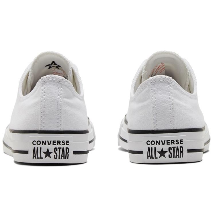 Converse Chaussures en toile Chuck Taylor All Star basses Blanc/Noir A02579C