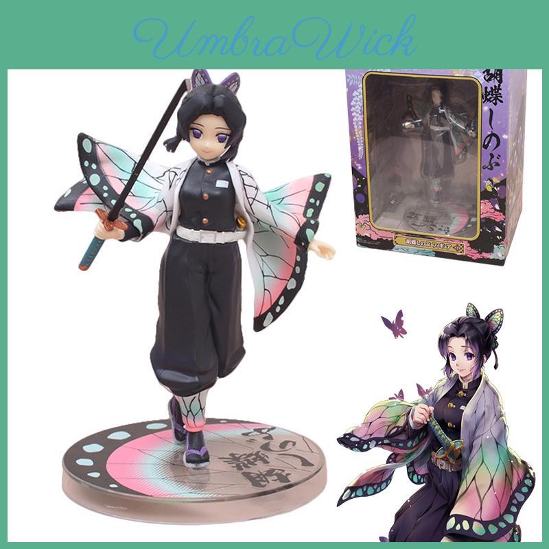 17.5cm Kochou Shinobu Demon Slayer Pvc Action Figure Collectible Cake Topper