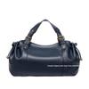 Bolso Tote Vintage de Cuero Suave con Pliegues para Mujer: Bolso Versátil Otoño/Invierno