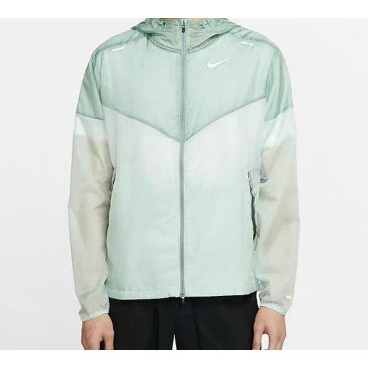 Nike Windrunner Woven Běžecká bunda s kapucí Pánské bundy Mint-Green CK6342-321