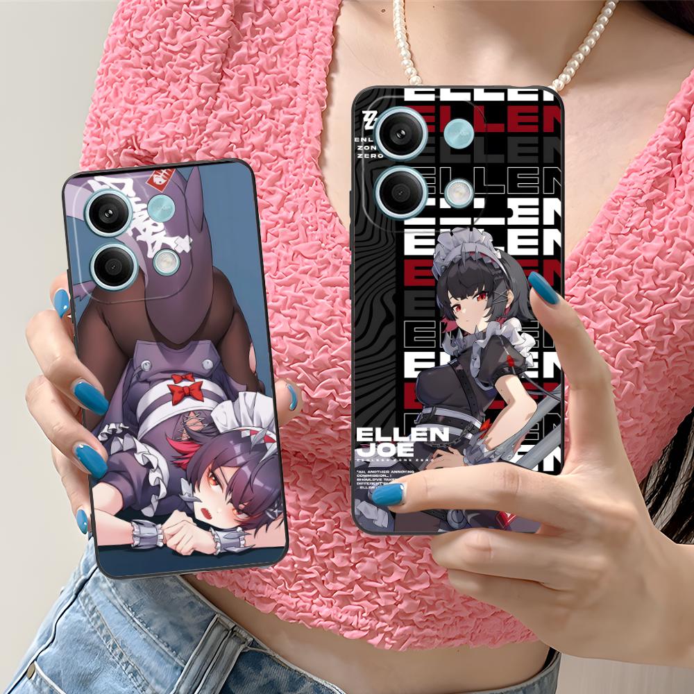 Zenless Zone Zero Ellen Joe Phone Case for Xiaomi Redmi Note 14 13 12 11 S Pro Plus 4G 5G Colour Printing Protective Smartphone