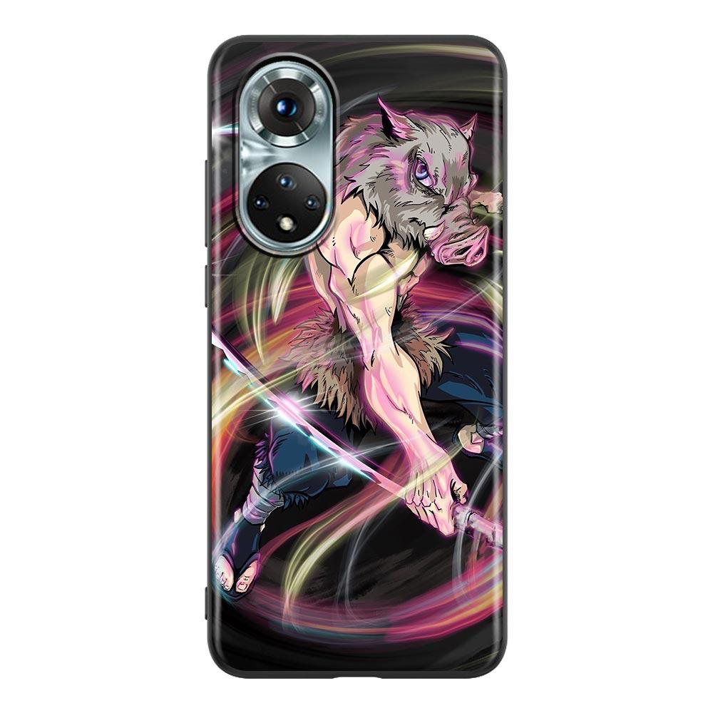 Demon Slayer Kimetsu No Yaiba Cartoon Phone Case For Honor X8 60 8X 9X 50 30i 21i 20 9A Play Nova 8i 9 SE Y60 Magic4 Pro Lite 5G