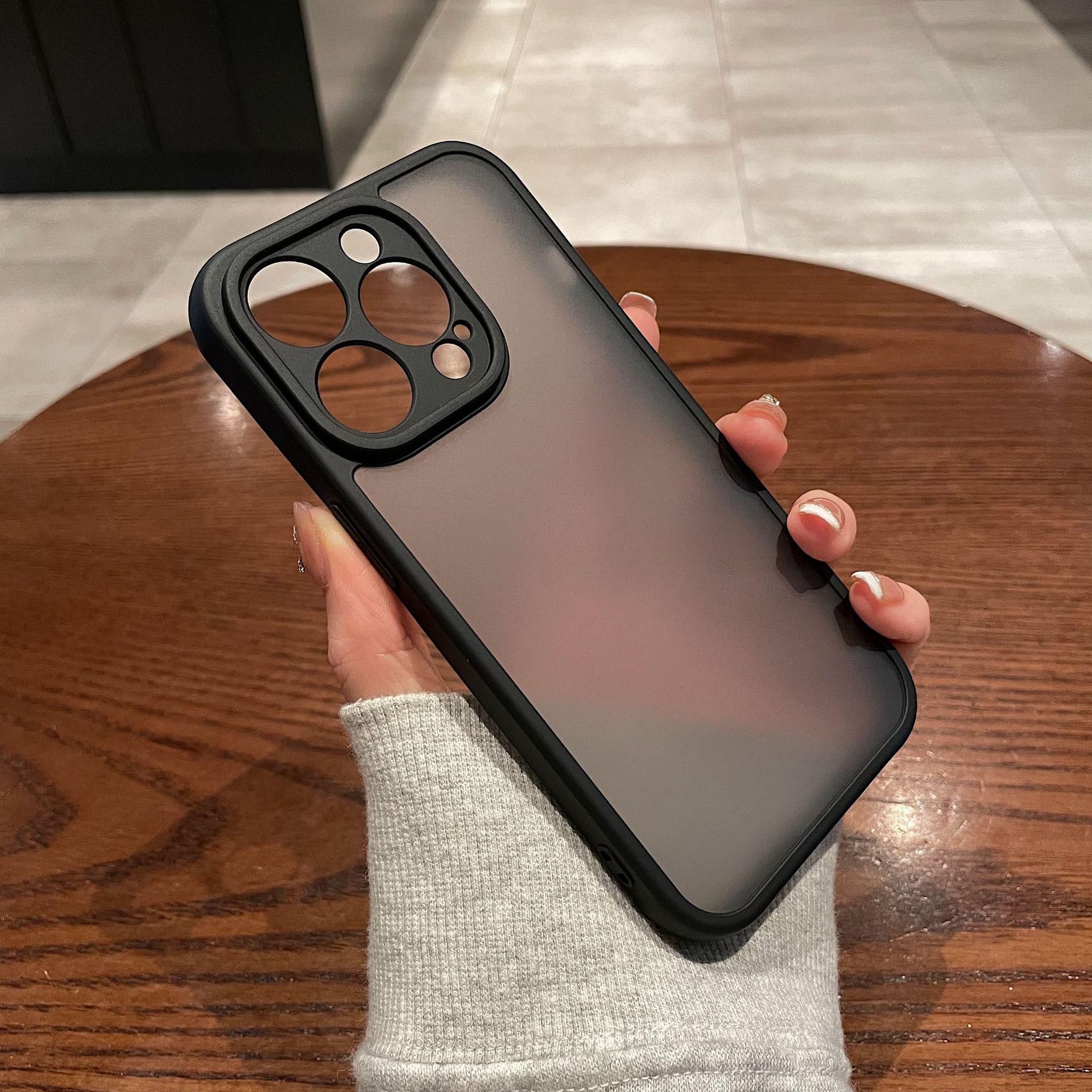 

Apple 17Promax Frosted Case: Full Coverage iPhone16 Lens Protection, Anti-Fingerprint, Anti-Slip iPhone 14 Pro Max