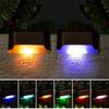 1/4/8/ Szt. Solarne Lampy Pokładowe LED Wodoodporne Zewnętrzne Zasilane Solarnie LED Lampy Schodowe Na Tarasy Schody Patio Podwórko Ogród Dekoracja