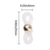 50 Pcs Eyeglasses Chain Ends Anti Silicone Rubber Connector Holder Retainer for Eyeglass Necklace