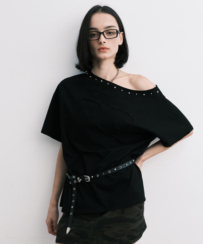MIDNIGHT MOVE 89 Rivet T (Black)