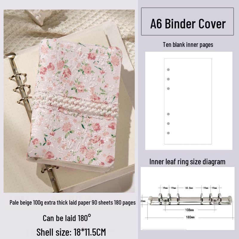 Detachable A6 Cute Loose-Leaf Literary Notebook Diary