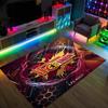Union Berlin FC Design Crystal Velvet Carpet Cozy Non?Slip Printed Rug For Bedroom Living Room Entrance