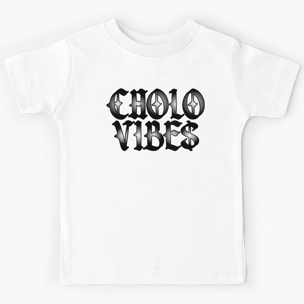 Cholo Vibes Black Kids T-Shirt 140