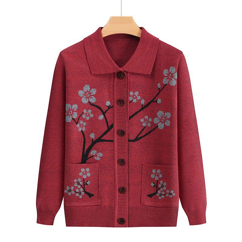 

2025 Women s Autumn and Winter Temperament Sweater Cardigan Coat Top XL