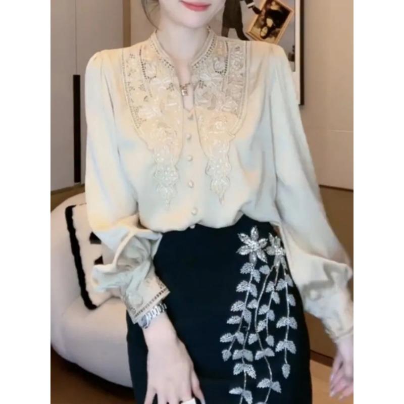 New Korean Style Niche Unique Design Fashionable and Versatile Foreign Style Lazy Style Loose Shirt for Women