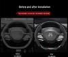 Suede Leather Steering Wheel Cover for Rising Auto F7, ER6, MARVEL R, R7