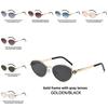 European Style Oval Frame Sunglasses For Women Uv400 Summer Fashion Accessory