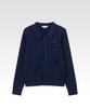 Afterpray Work Polo Knit Cardigan Navy