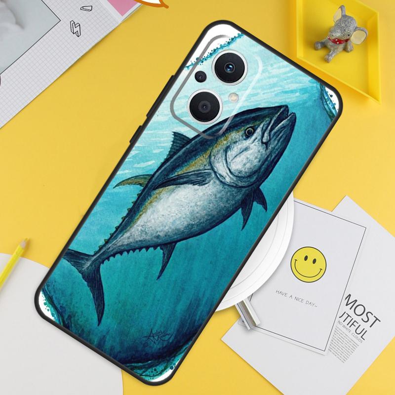 Bluefin Tuna Case For OPPO Reno 7 8 8T 2Z 4Z 5Z 6 Lite 10 Pro OPPO Find X5 X6 Pro X2 Lite X3 Neo Cover