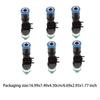 6 Pieces Fuel Injectors 0280158020 for Dodge RAM 1500 3.7L V6 2004-2012