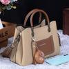 Love Sea Cowhide Leather Handbag, Casual Shoulder Bag, Crossbody Bag