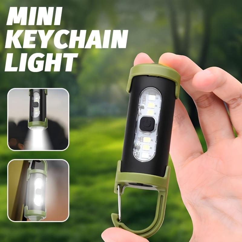 

1-5PC USB Charging Camping Flashlight with Hook Lock,4 Lighting Modes,Portable for Night Reading,Walking,Emergency Situations, Lightweight and Mini 1pc